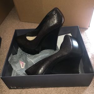 Halston wedges